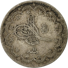 Coin, Turkey, Abdul Hamid II, 5 Kurush, 1885, Qustantiniyah, EF(40-45), KM 737