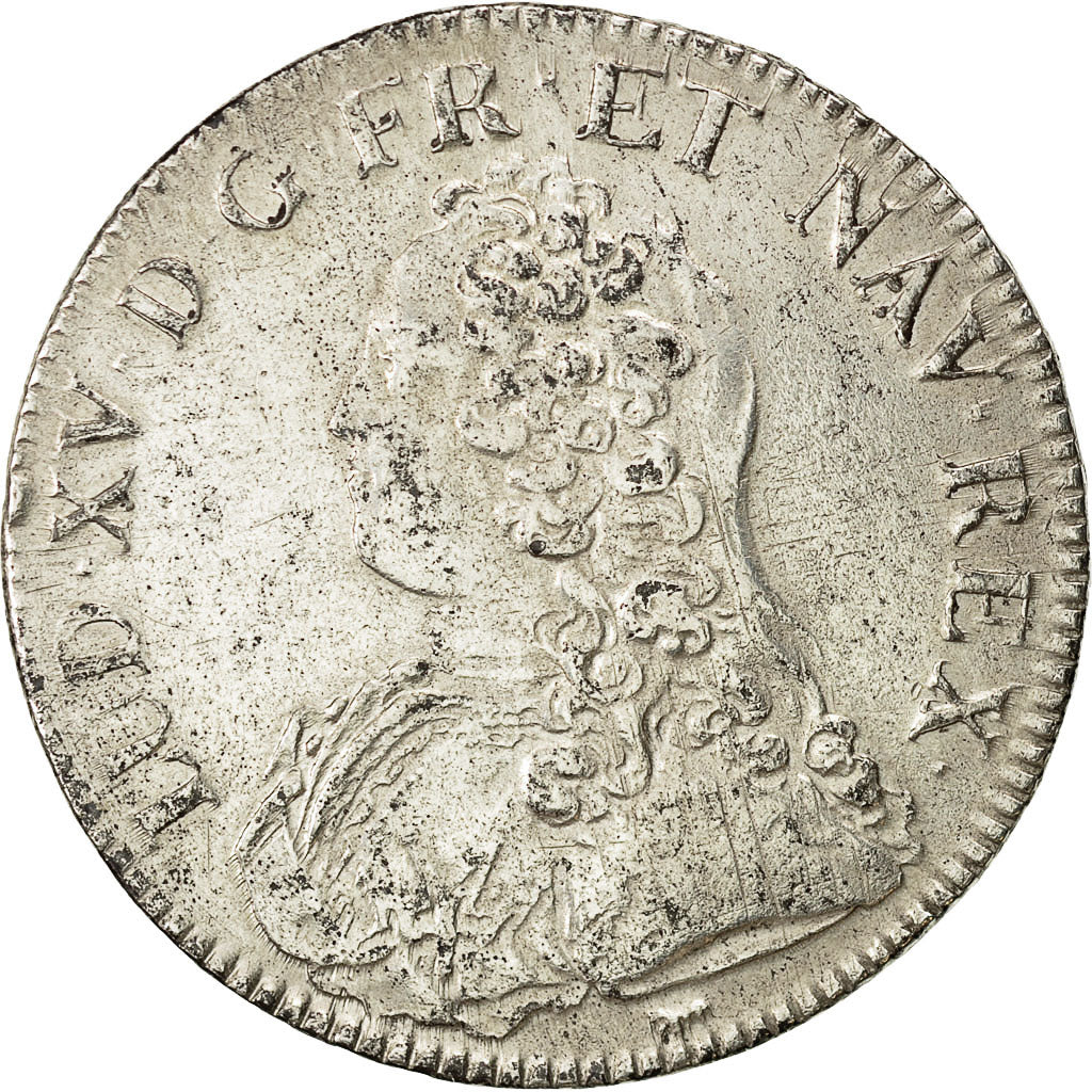Monnaie, France, Louis XV, Écu aux branches d'olivier, Ecu, 1726, Paris, TTB