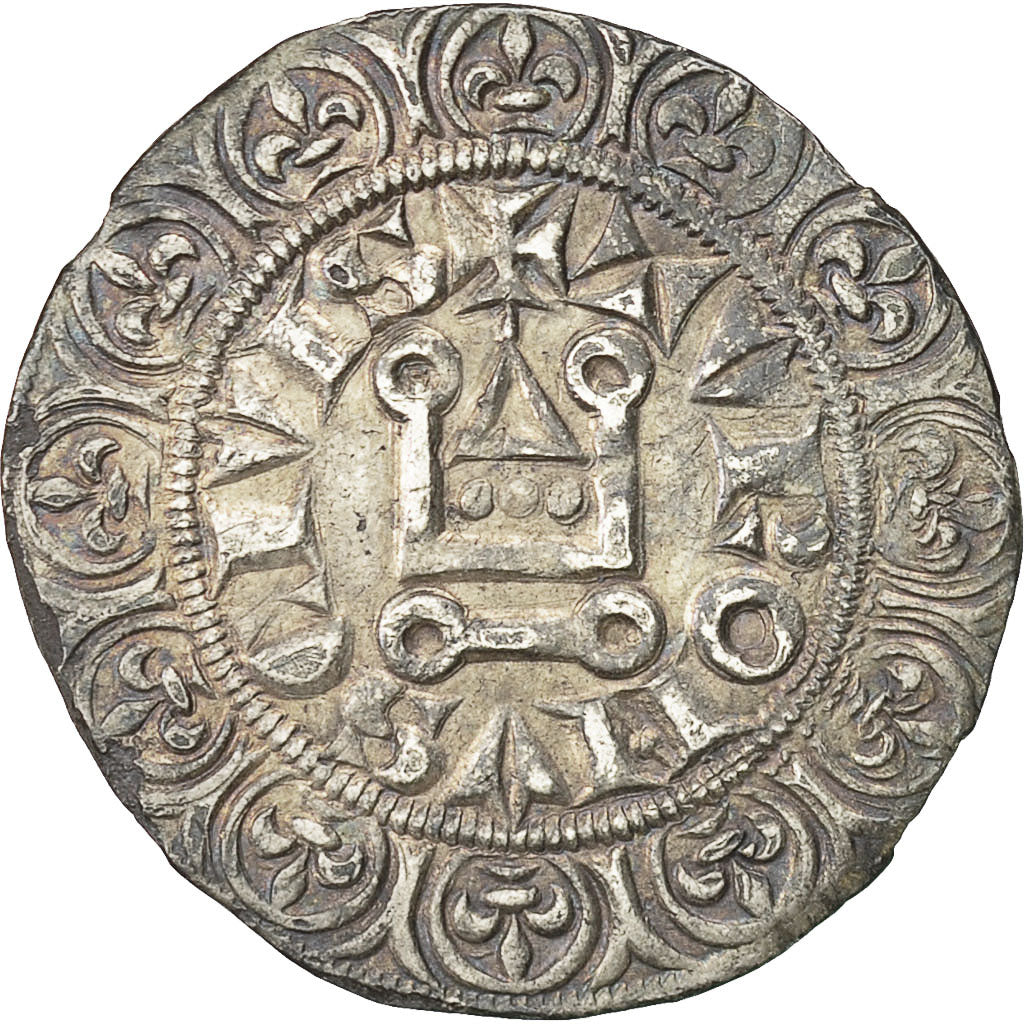 Moneda, Francia, Louis IX, Gros Tournois, MBC, Plata, Duplessy:190A