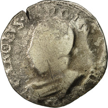 Moneta, Francia, Henri III, Teston, 1575, Nantes, B, Argento, Sombart:4634