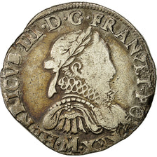 Moneta, Francia, Henri III, Teston, 1576, Toulouse, MB+, Argento, Sombart:4654