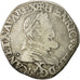 Moneta, Francia, Henri IV, Demi Franc, 1604 (?), Amiens, MB+, Argento