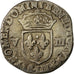 Coin, France, Louis XIII, 1/8 Écu à la croix, 1/8 Ecu, 1618, Bayonne