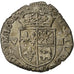 Coin, France, Henri IV, 1/8 Ecu, 1605, Morlaas, EF(40-45), Silver