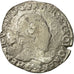 Monnaie, France, Henri III, Teston, 1575, Rennes, B+, Argent, Sombart:4658