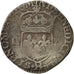 Monnaie, France, Henri IV, 1/4 Ecu, 1590, La Rochelle, TB+, Argent, Sombart:4686