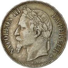 Coin, France, Napoléon III, 5 Francs, 1868, Strasbourg, EF(40-45), Silver