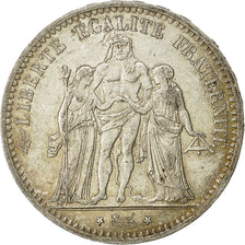 Coin, France, Hercule, 5 Francs, 1875, Paris, AU(50-53), Silver, KM:820.1