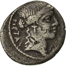 Moneta, Postumia, Denarius, 48 BC, Rome, EF(40-45), Srebro, Crawford:450/2