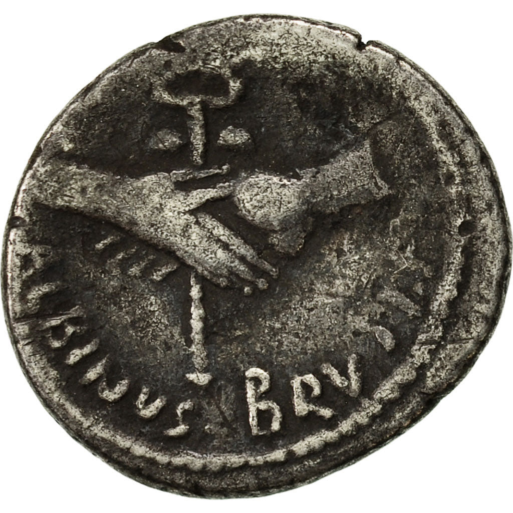 Coin, Postumia, Denarius, 48 BC, Rome, EF(40-45), Silver, Crawford:450/2