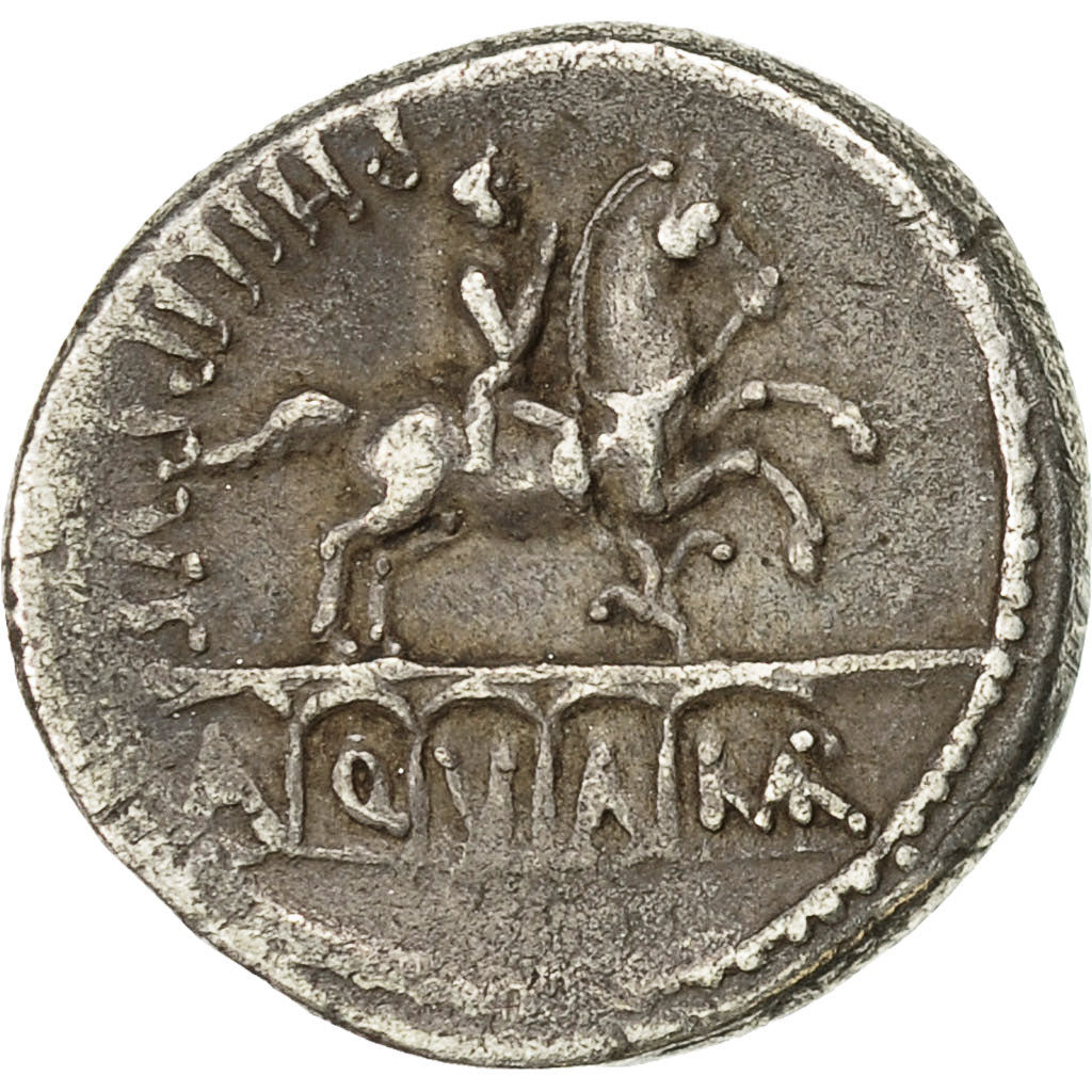 Coin, Marcia, Denarius, 56 BC, Rome, AU(50-53), Silver, Crawford:425/1