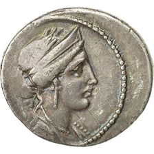 Coin, Licinia, Denarius, 55 BC, Rome, AU(50-53), Silver, Crawford:430/1