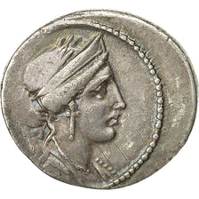Monnaie, Licinia, Denier, 55 BC, Rome, TTB+, Argent, Crawford:430/1