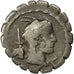 Coin, Papia, Denarius Serratus, 79 BC, Rome, VF(30-35), Silver, Crawford:384/1