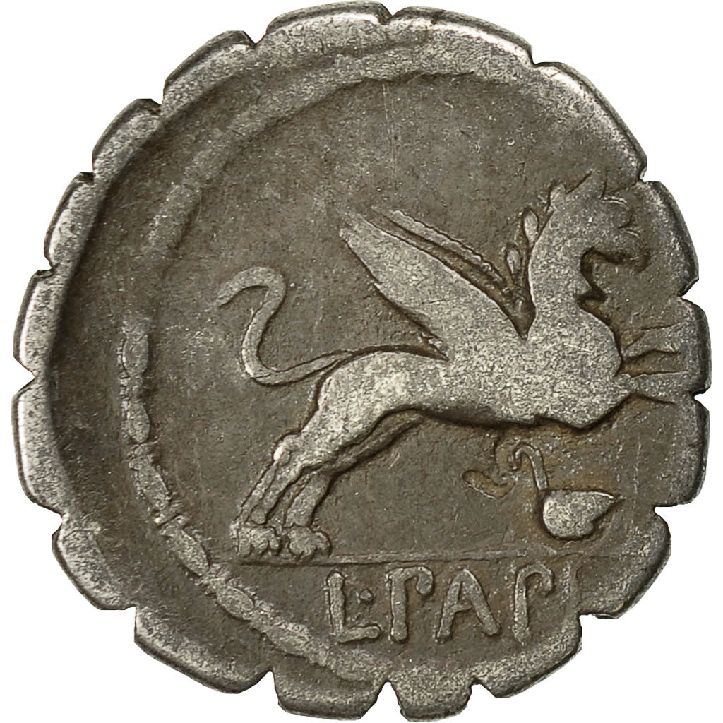 Monnaie, Papia, Denarius Serratus, 79 BC, Rome, TB+, Argent, Crawford:384/1