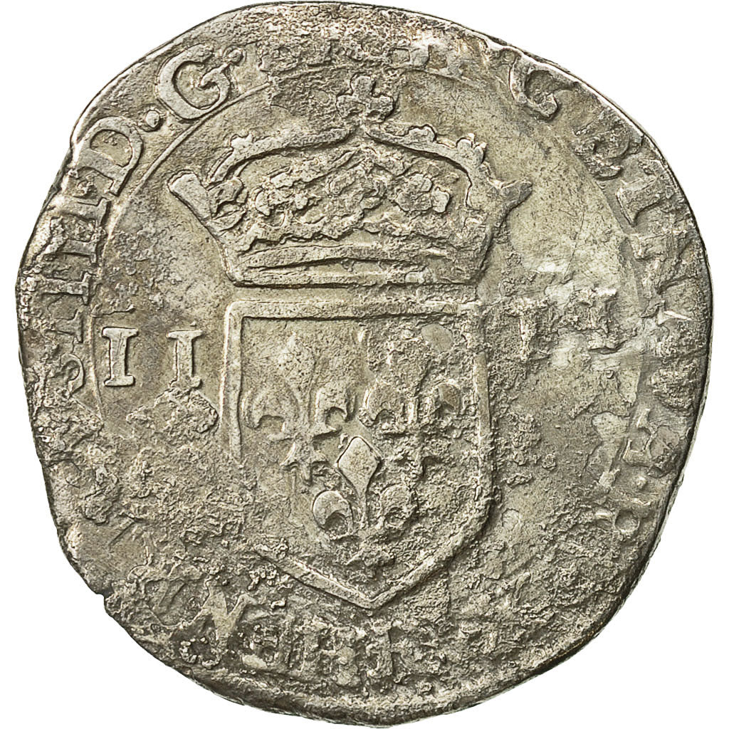 Coin, France, Henri IV, 1/4 Ecu, 1603, Saint André Villeneuve Les Avignon