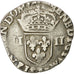 Coin, France, Henri III, 1/4 Ecu, 1583, Rennes, VF(30-35), Silver, Sombart:4662