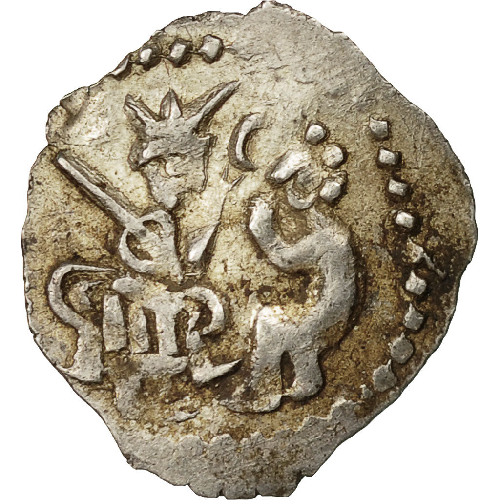 Coin, Russia, Republic of Novgorod, Denga, 1420-1456, EF(40-45), Silver