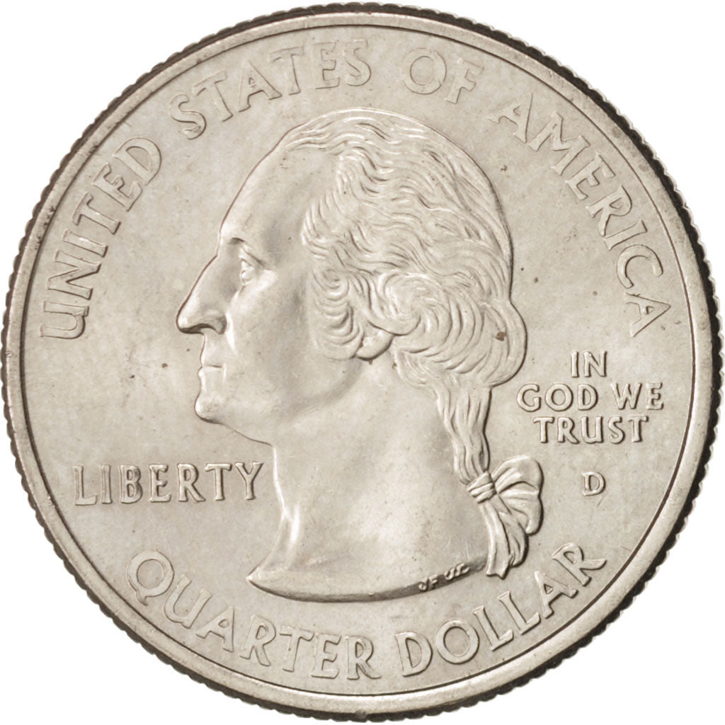 United States, State Quarter, 2002, Denver, Louisiana, KM:333