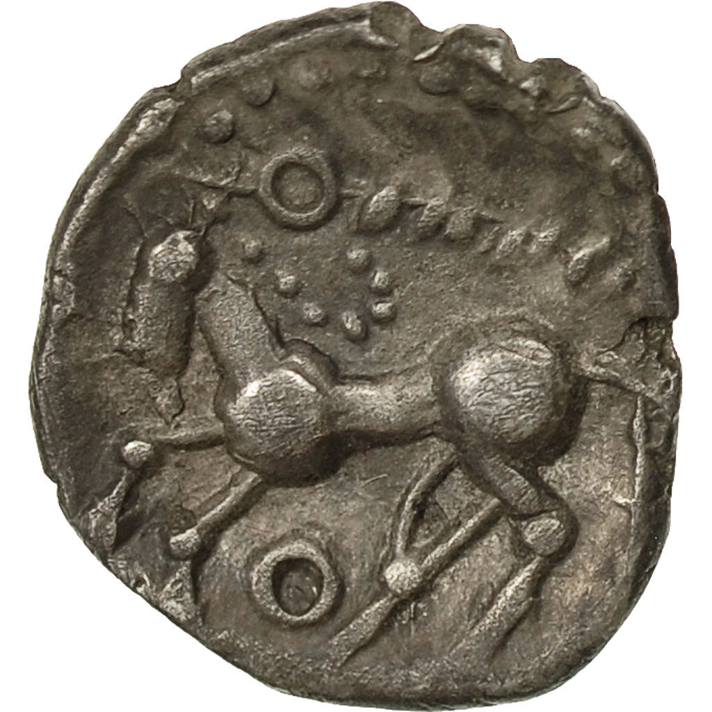 Coin, Caletes, Denier à l'aigle en forme d'amphore, AU(55-58), Delestrée 663 B