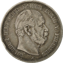 Coin, German States, PRUSSIA, Wilhelm I, 5 Mark, 1874, Berlin, EF(40-45)