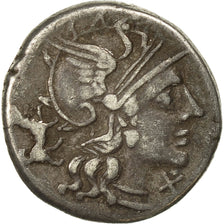 Coin, Antestia, Denarius, 146 BC, Rome, AU(50-53), Silver, Crawford:219/1a