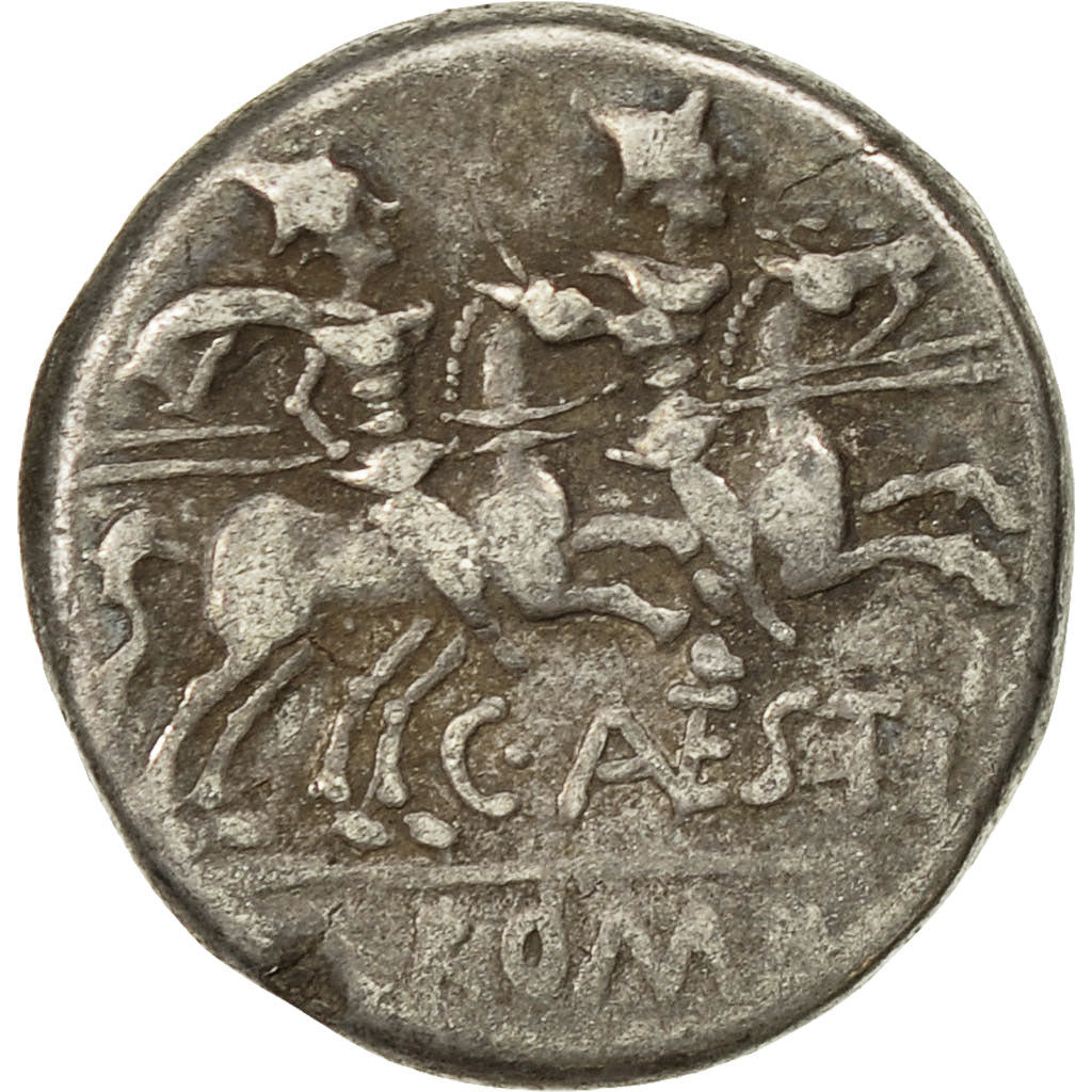 Coin, Antestia, Denarius, 146 BC, Rome, AU(50-53), Silver, Crawford:219/1a
