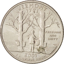 Coin, United States, Quarter, 2001, U.S. Mint, Denver, MS(63), Copper-Nickel