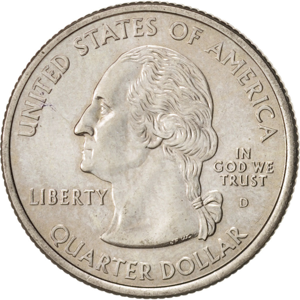 Coin, United States, Quarter, 2001, U.S. Mint, Denver, MS(63), Copper-Nickel