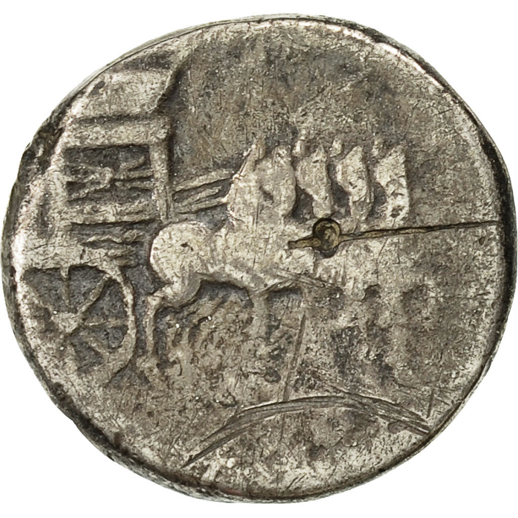 Coin, Rubria, Denarius, 87 BC, Rome, VF(30-35), Silver, Crawford:348/1