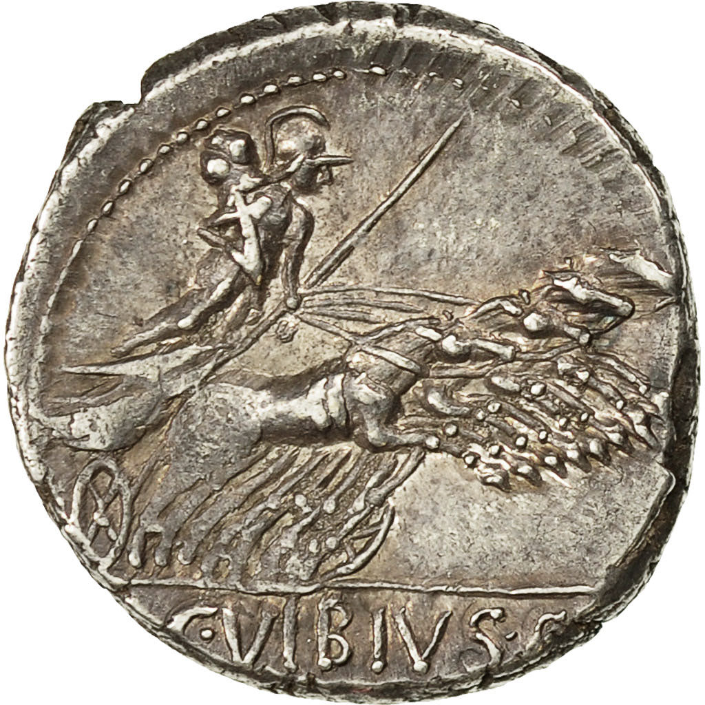 Coin, Vibia, Denarius, 90 BC, Rome, AU(55-58), Silver, Crawford:342/5b