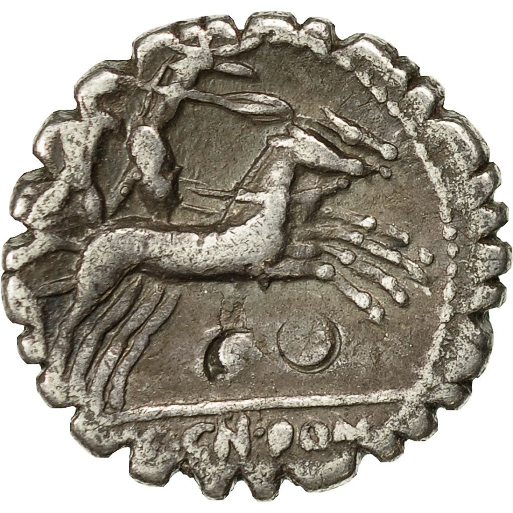 Coin, Cosconius, Denarius Serratus, 118 BC, Narbonne, EF(40-45), Crawford 282/2