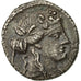 Coin, Volteia, Denarius, 78 BC, Rome, AU(50-53), Silver, Crawford:385/3