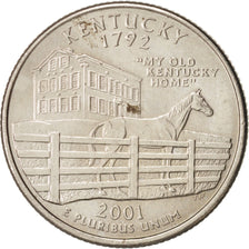 Coin, United States, Quarter, 2001, U.S. Mint, Denver, MS(63), Copper-Nickel