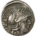 Coin, Lucretia, Denarius, 136 BC, Rome, AU(50-53), Silver, Crawford:237/1a