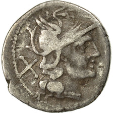 Monnaie, Domitia, Denier, 189-180 BC, Rome, TTB, Argent, Crawford:152/1