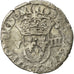 Munten, Frankrijk, Henri III, 1/8 Ecu, 1580, Nantes, FR+, Zilver, Sombart:4664