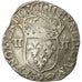 Coin, France, Louis XIII, 1/4 Écu à la croix, 1/4 Ecu, 1612, Rennes