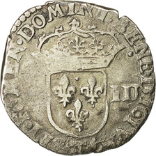 Coin, France, Louis XIII, 1/8 Écu à la croix, 1616, Nantes, Gadoury 23