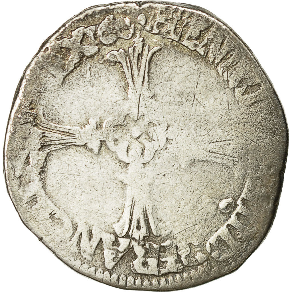Münze, Frankreich, Henri IV, 1/8 Ecu, 1603, Rennes, S+, Silber, Sombart:4688