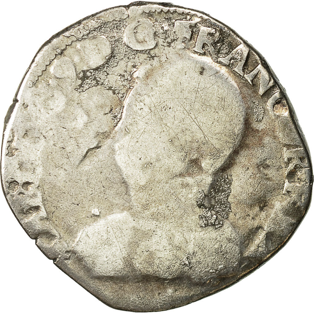 Moneta, Francia, Charles IX, Teston, 1563, Bayonne, B+, Argento, Sombart:4610
