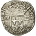Moneta, Francia, Henri III, 1/4 Ecu, 1585, Angers, BB, Argento, Sombart:4662