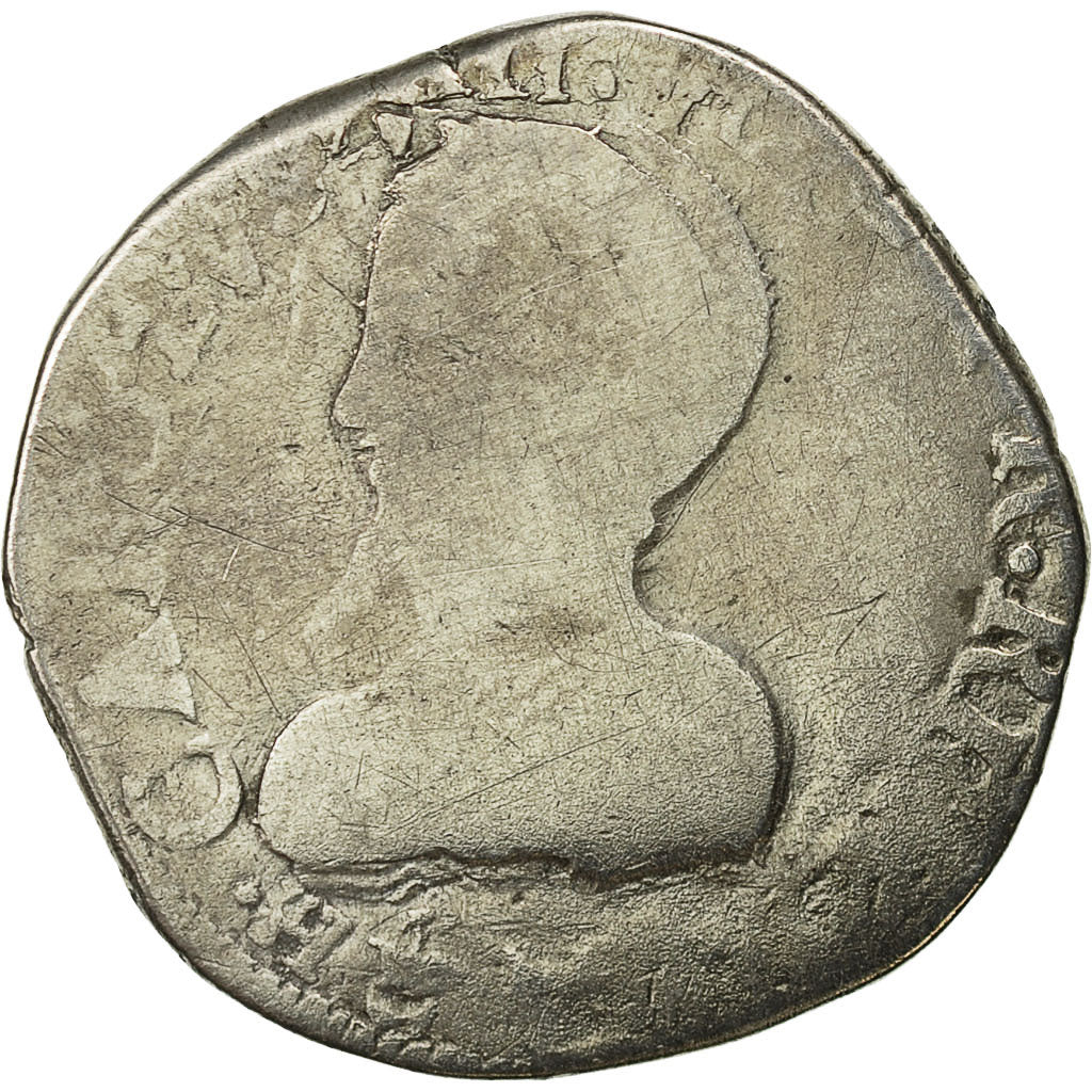 Coin, France, Charles IX, Teston, La Rochelle, F(12-15), Silver, Sombart:4602