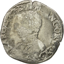Coin, France, Charles IX, Teston, 1565, Bayonne, F(12-15), Silver, Sombart:4610