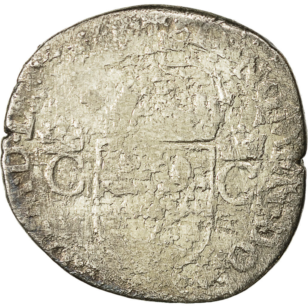 Coin, France, Charles IX, Teston, 1573, Toulouse, VG(8-10), Silver, Sombart:4602