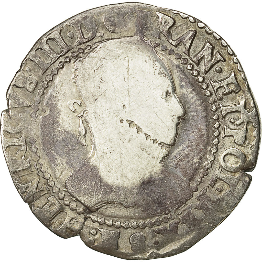 Monnaie, France, Henri III, Demi Franc, 1587, Angers, TB, Argent, Sombart:4716
