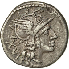 Moneta, Julia, Denarius, 141 BC, Rome, BB+, Argento, Crawford:224/1