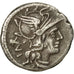Moneta, Titinia, Denarius, 141 BC, Rome, AU(50-53), Srebro, Crawford:226/1a