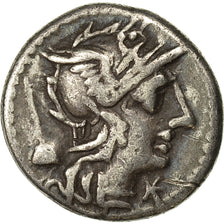 Coin, Quinctia, Denarius, 126 BC, Rome, EF(40-45), Silver, Crawford:267/1