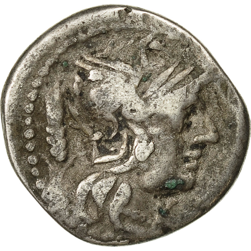 Coin, Domitia, Denarius, 128 BC, Rome, VF(30-35), Silver, Crawford:261/1